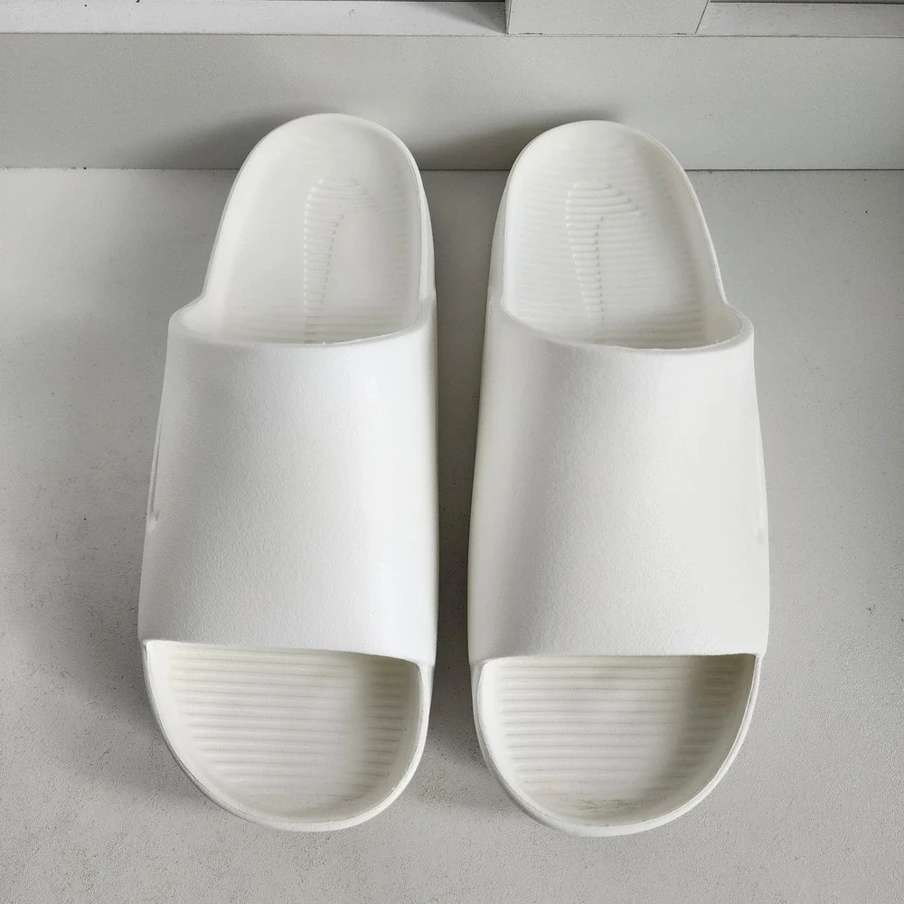 Nike Calm Slide Sail White Foam Sandals Mens 8 Womens 9 DX4816-100 Unisex